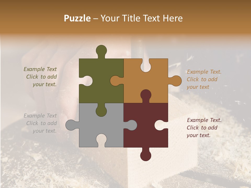 Economy Retirement Craftsmen PowerPoint Template