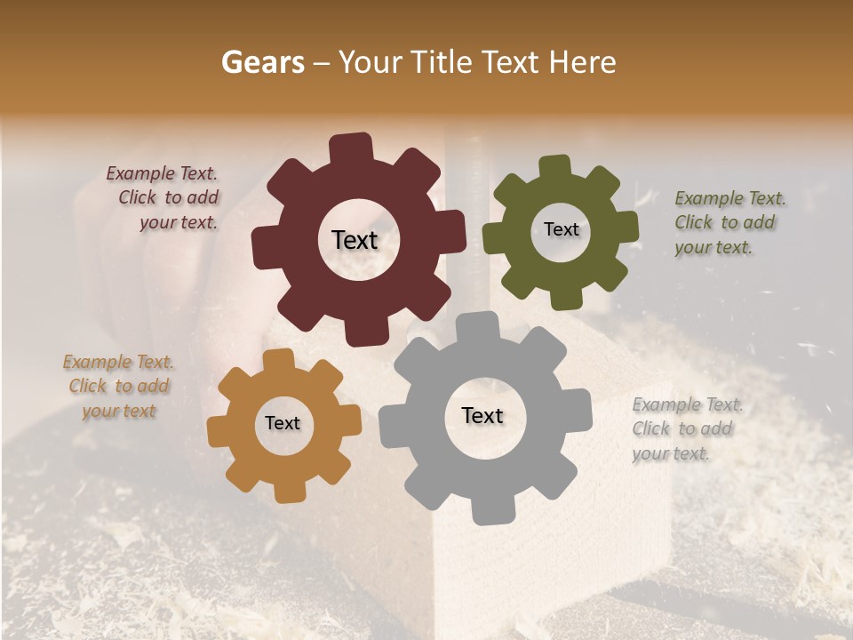 Economy Retirement Craftsmen PowerPoint Template