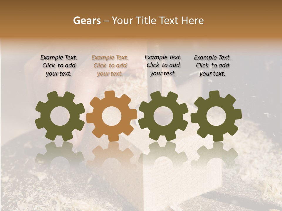 Economy Retirement Craftsmen PowerPoint Template