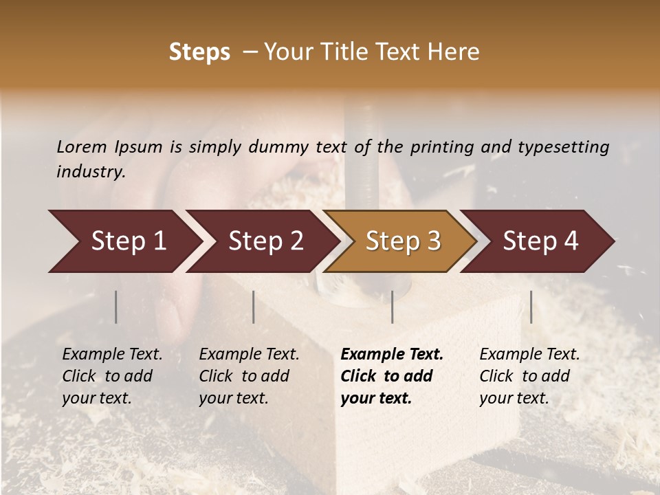 Economy Retirement Craftsmen PowerPoint Template