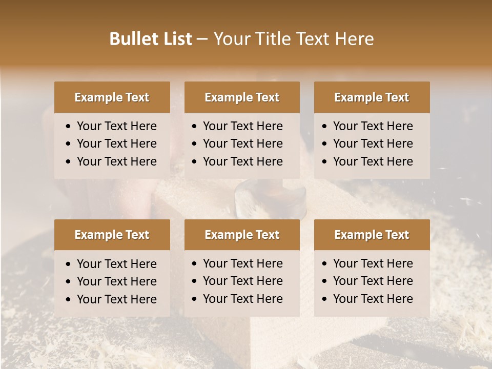 Economy Retirement Craftsmen PowerPoint Template