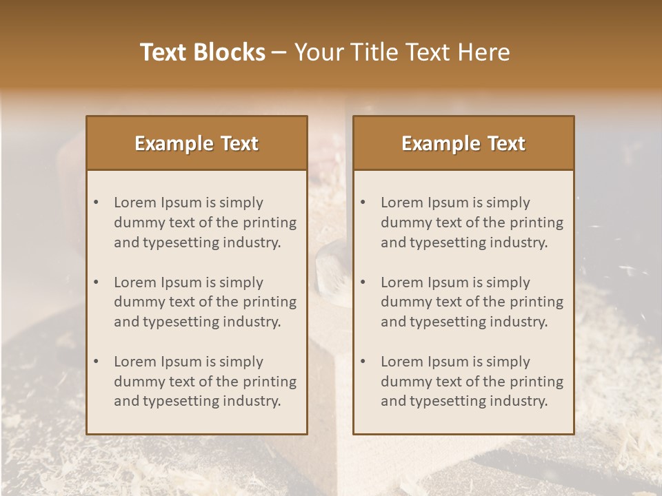 Economy Retirement Craftsmen PowerPoint Template