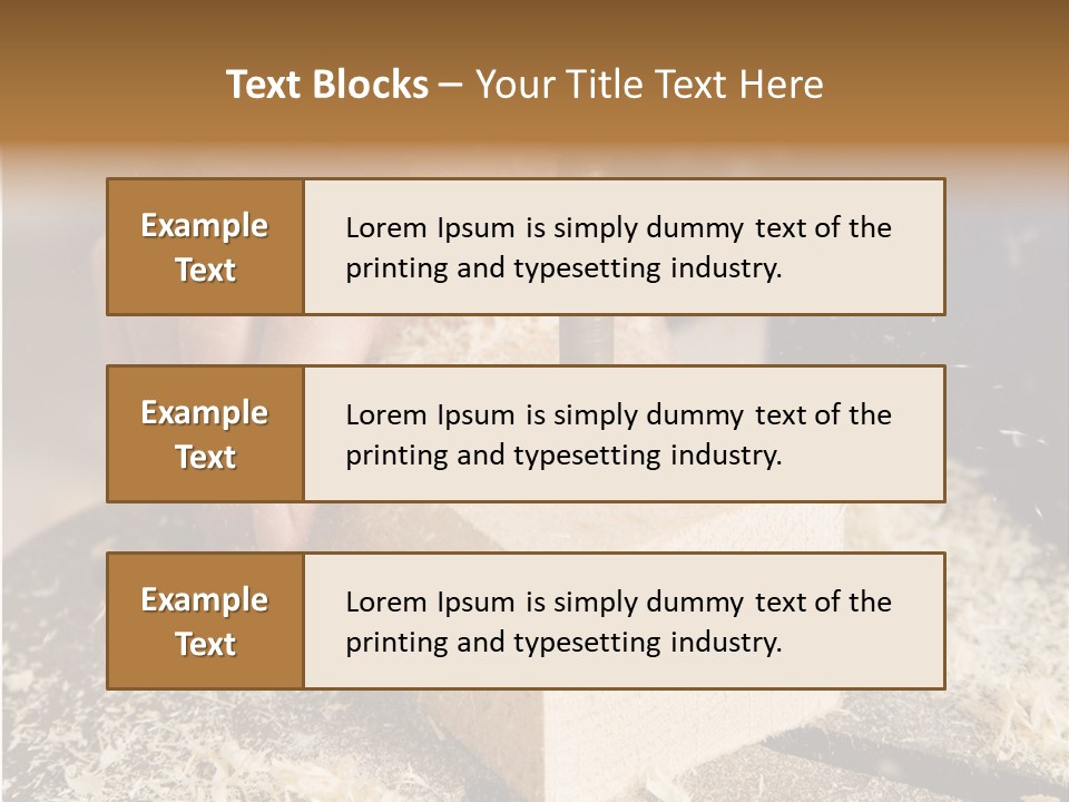 Economy Retirement Craftsmen PowerPoint Template