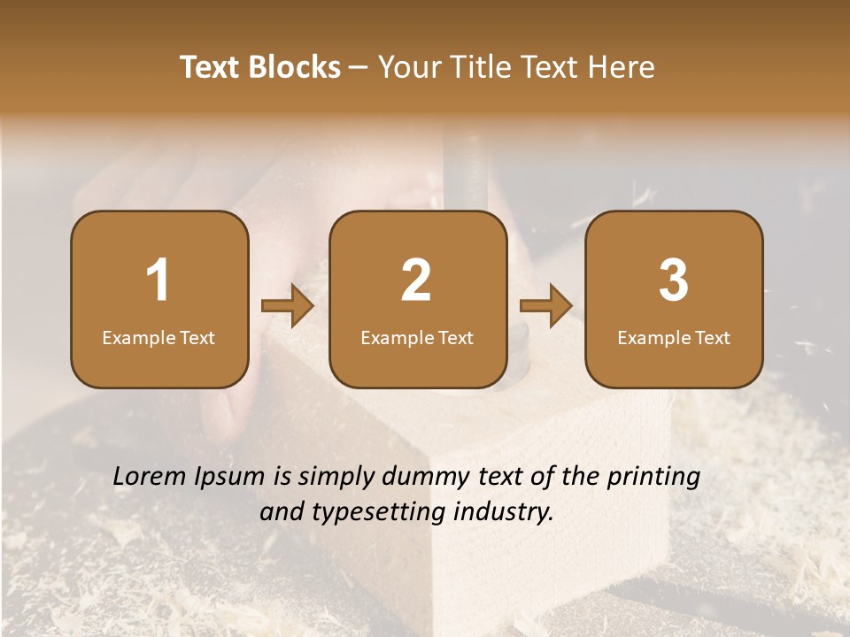 Economy Retirement Craftsmen PowerPoint Template