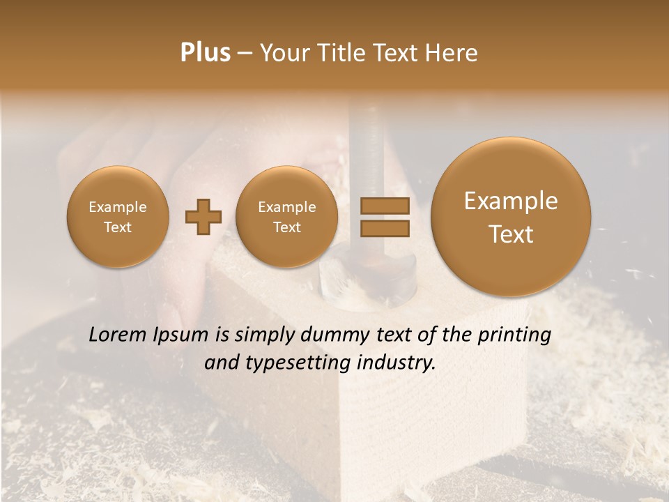 Economy Retirement Craftsmen PowerPoint Template