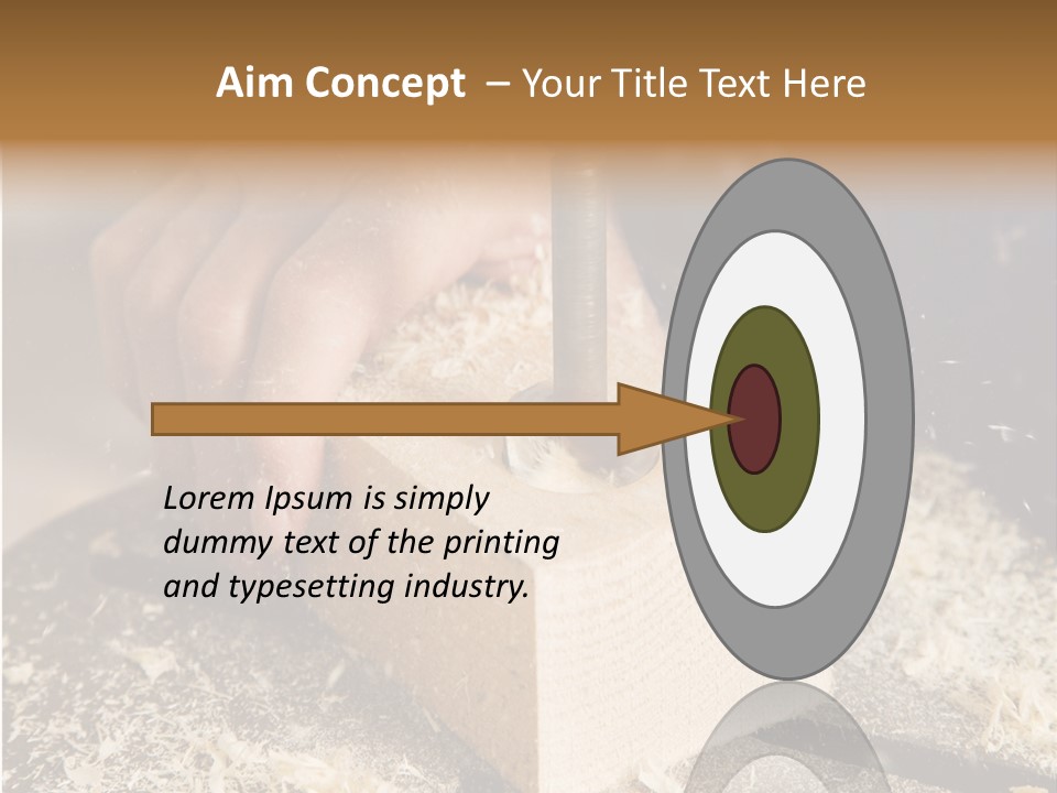 Economy Retirement Craftsmen PowerPoint Template