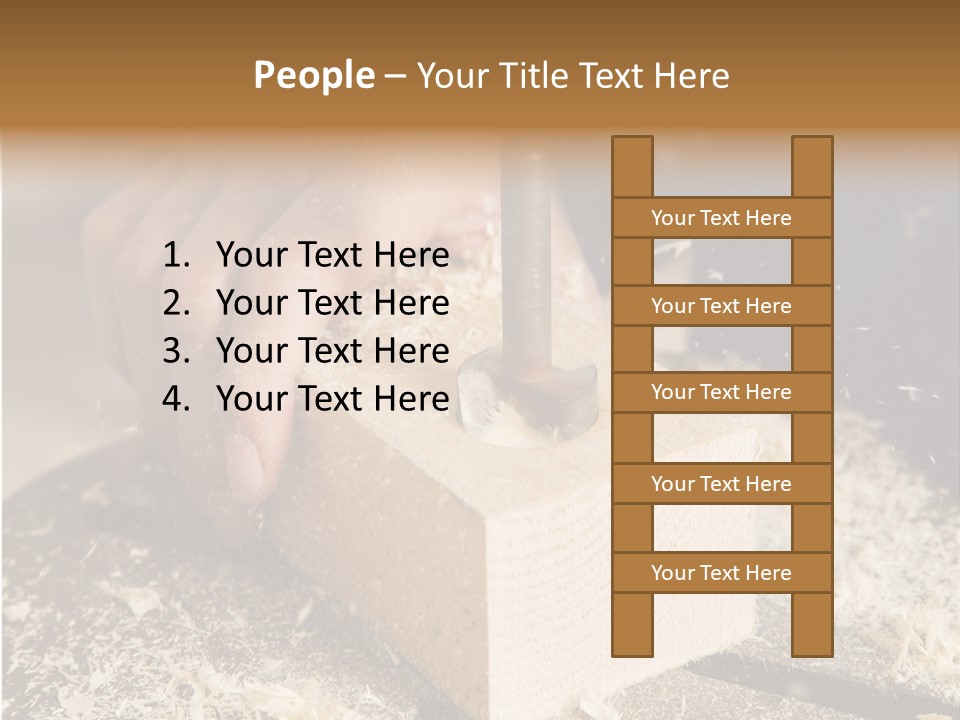 Economy Retirement Craftsmen PowerPoint Template