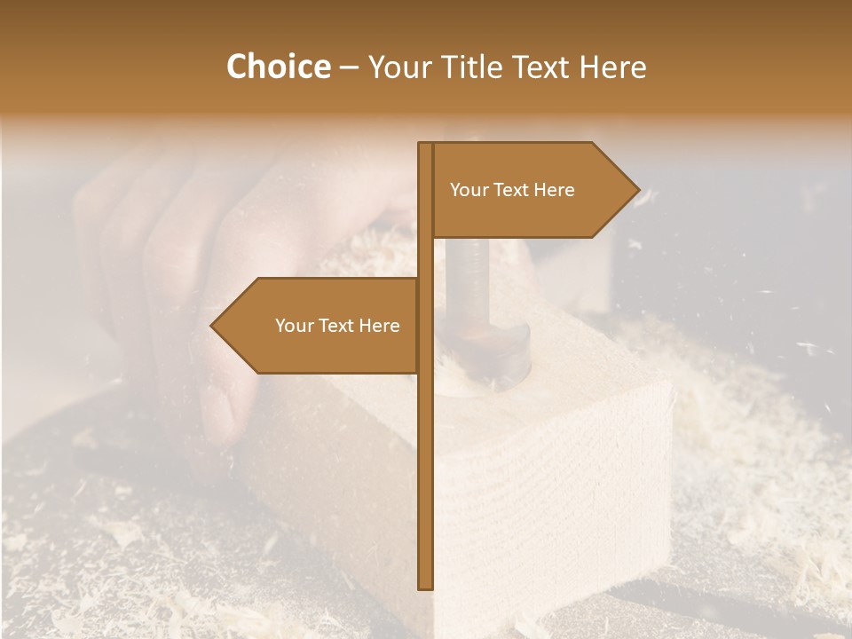 Economy Retirement Craftsmen PowerPoint Template