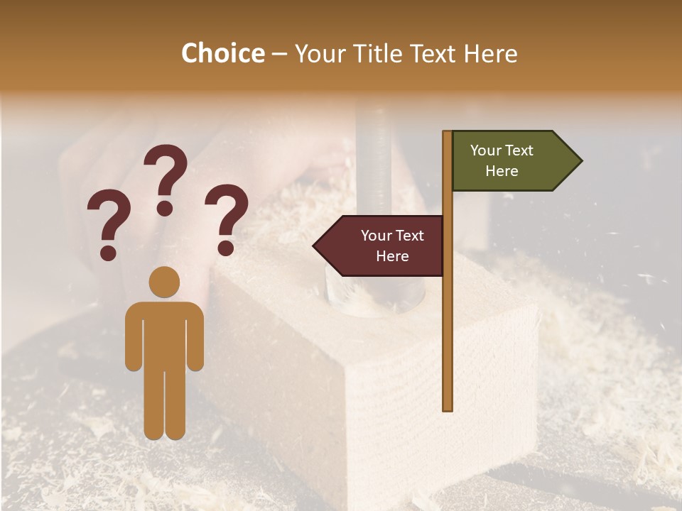 Economy Retirement Craftsmen PowerPoint Template