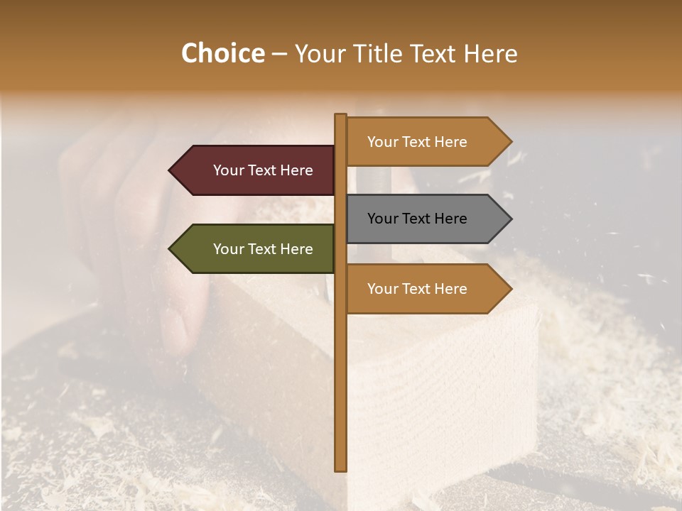 Economy Retirement Craftsmen PowerPoint Template