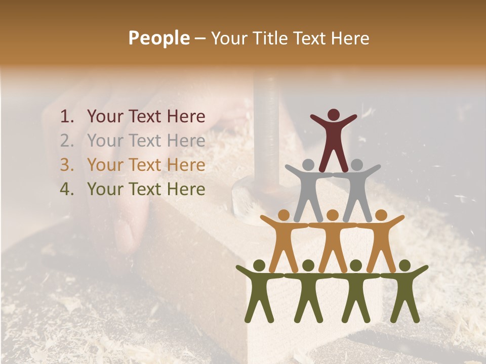 Economy Retirement Craftsmen PowerPoint Template