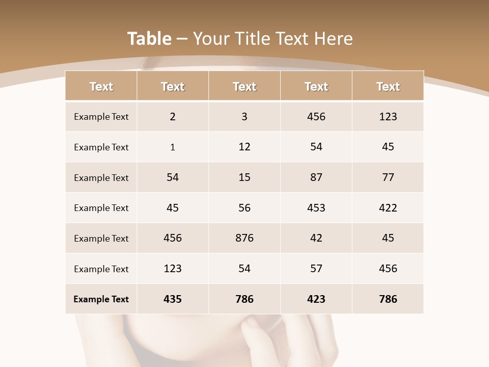 Pure Candid Facial PowerPoint Template