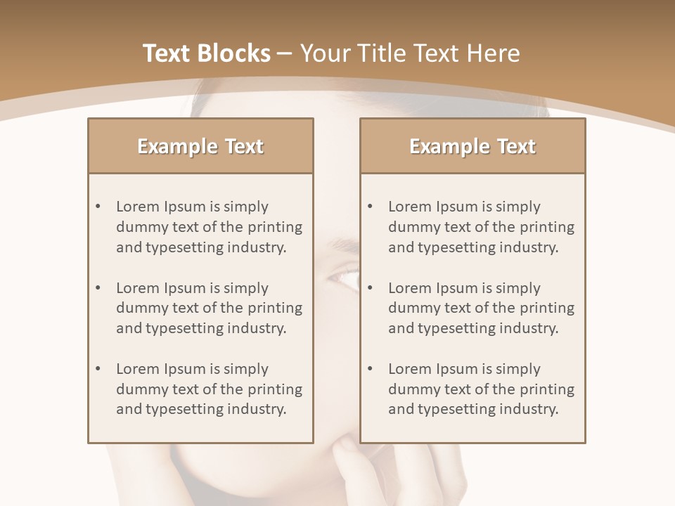 Pure Candid Facial PowerPoint Template