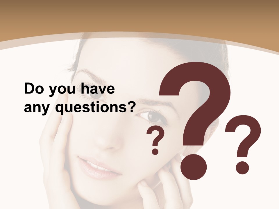 Pure Candid Facial PowerPoint Template