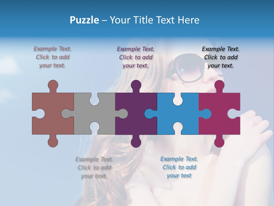 Fly Vacation Rest PowerPoint Template