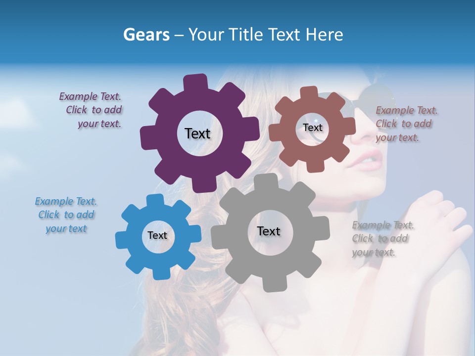 Fly Vacation Rest PowerPoint Template