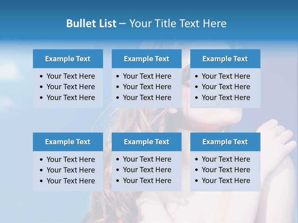 Fly Vacation Rest PowerPoint Template
