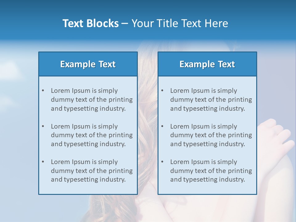Fly Vacation Rest PowerPoint Template
