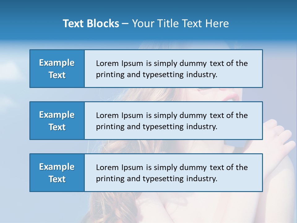 Fly Vacation Rest PowerPoint Template
