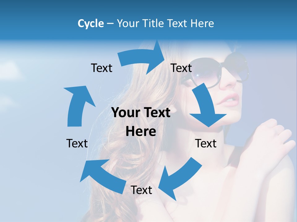 Fly Vacation Rest PowerPoint Template