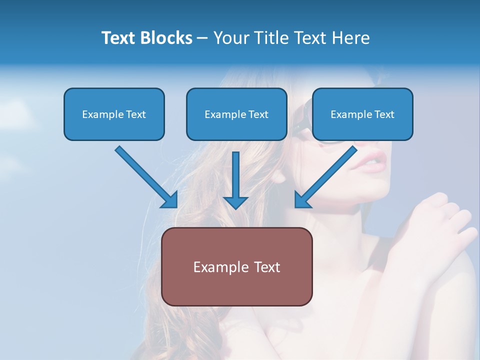 Fly Vacation Rest PowerPoint Template