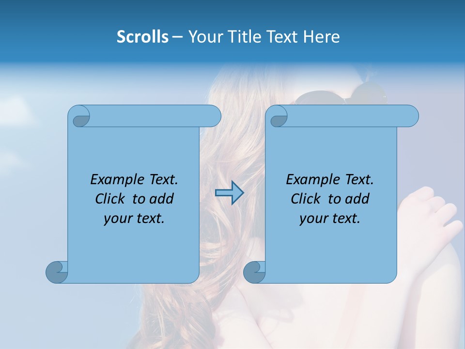 Fly Vacation Rest PowerPoint Template