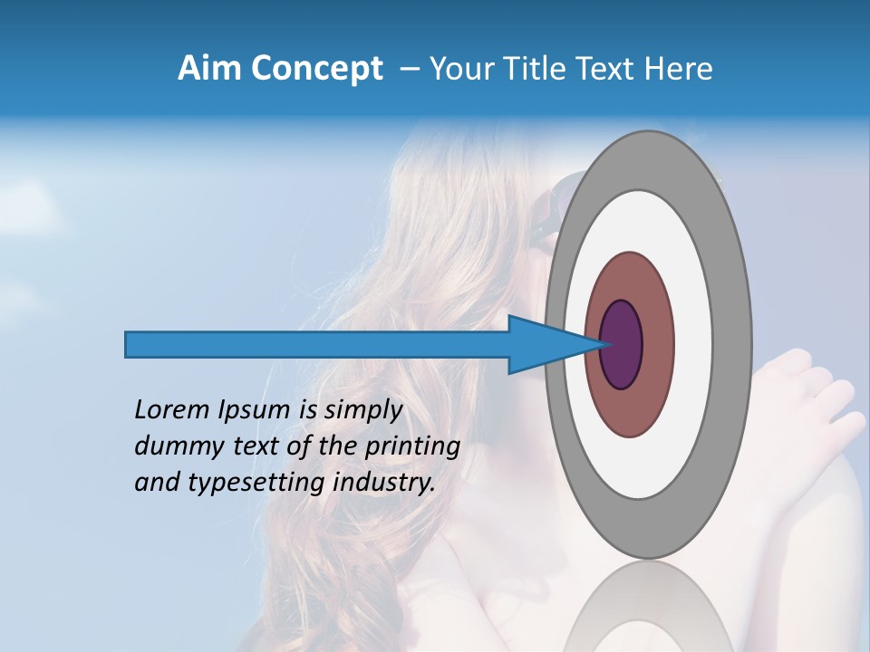 Fly Vacation Rest PowerPoint Template