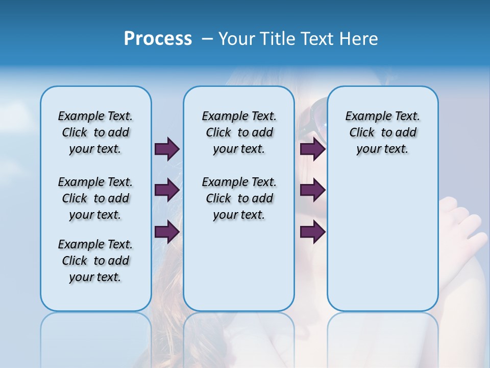 Fly Vacation Rest PowerPoint Template