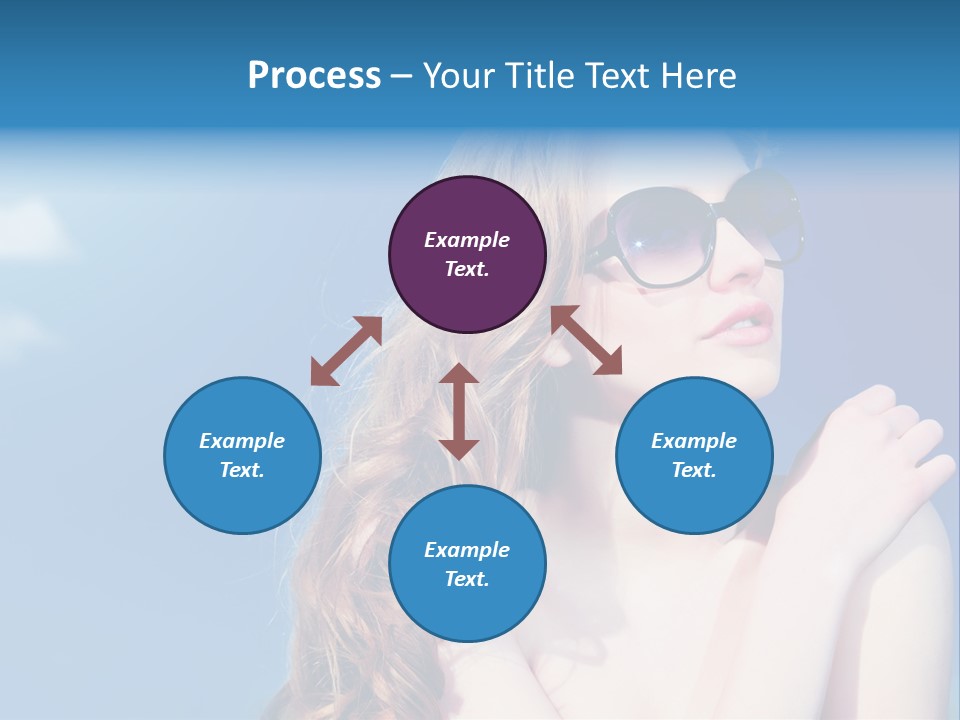 Fly Vacation Rest PowerPoint Template