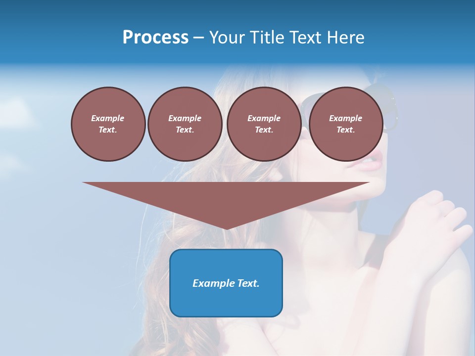Fly Vacation Rest PowerPoint Template