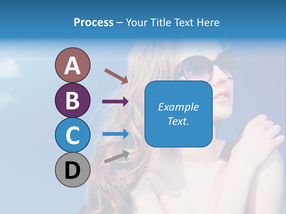 Fly Vacation Rest PowerPoint Template