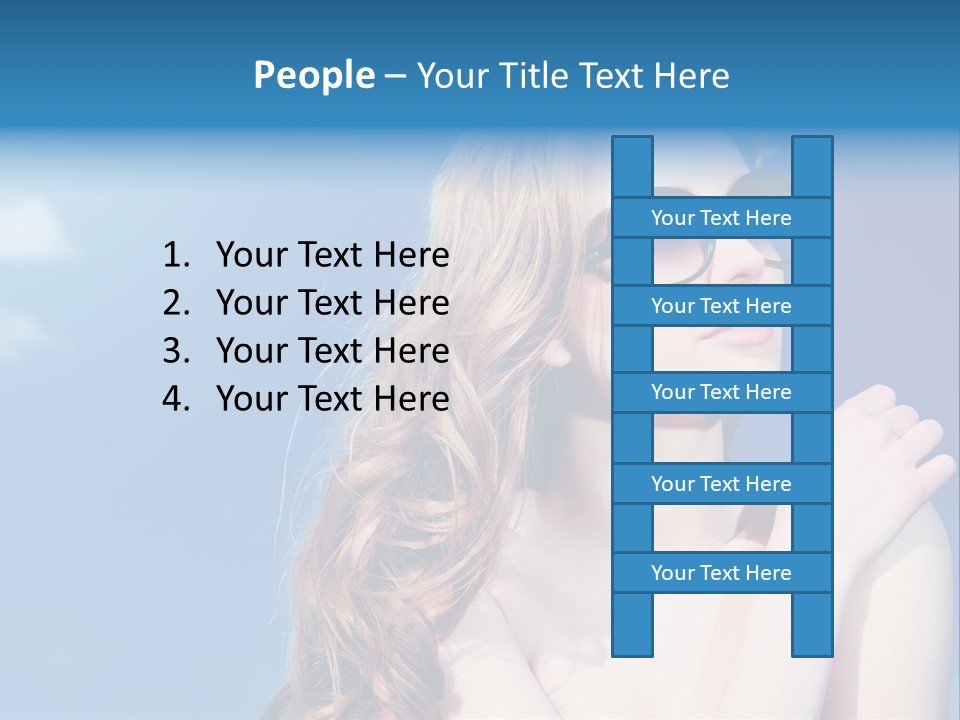 Fly Vacation Rest PowerPoint Template