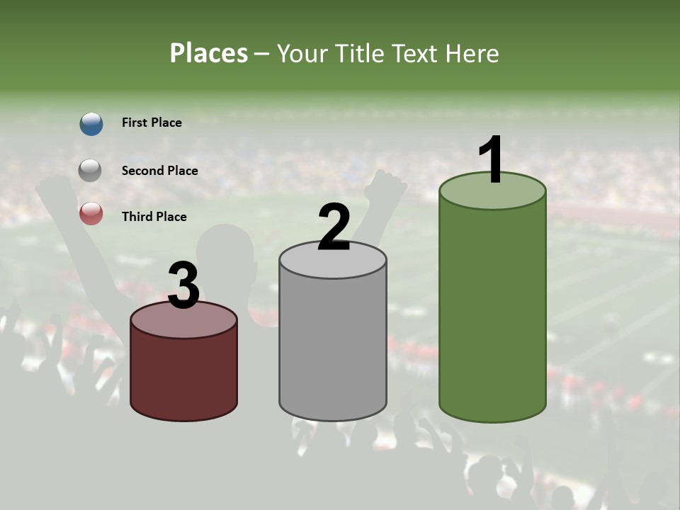 Football College Fan PowerPoint Template