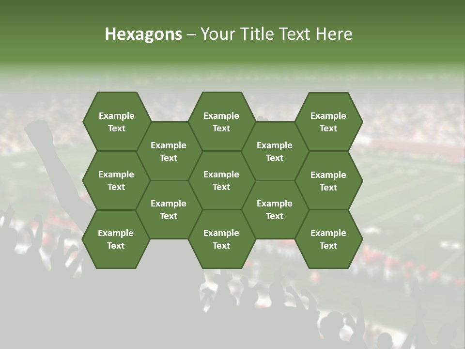 Football College Fan PowerPoint Template