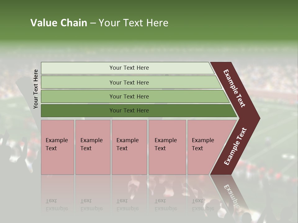 Football College Fan PowerPoint Template