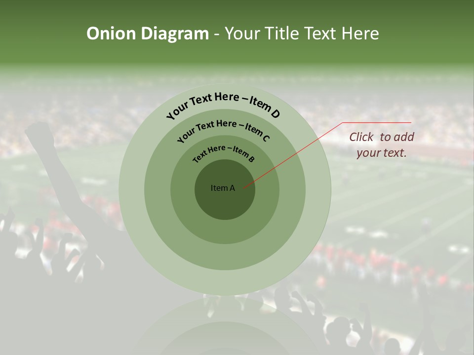 Football College Fan PowerPoint Template