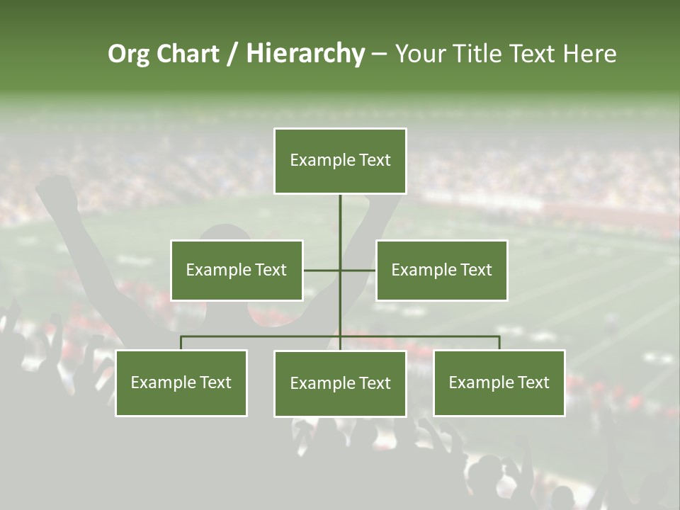 Football College Fan PowerPoint Template