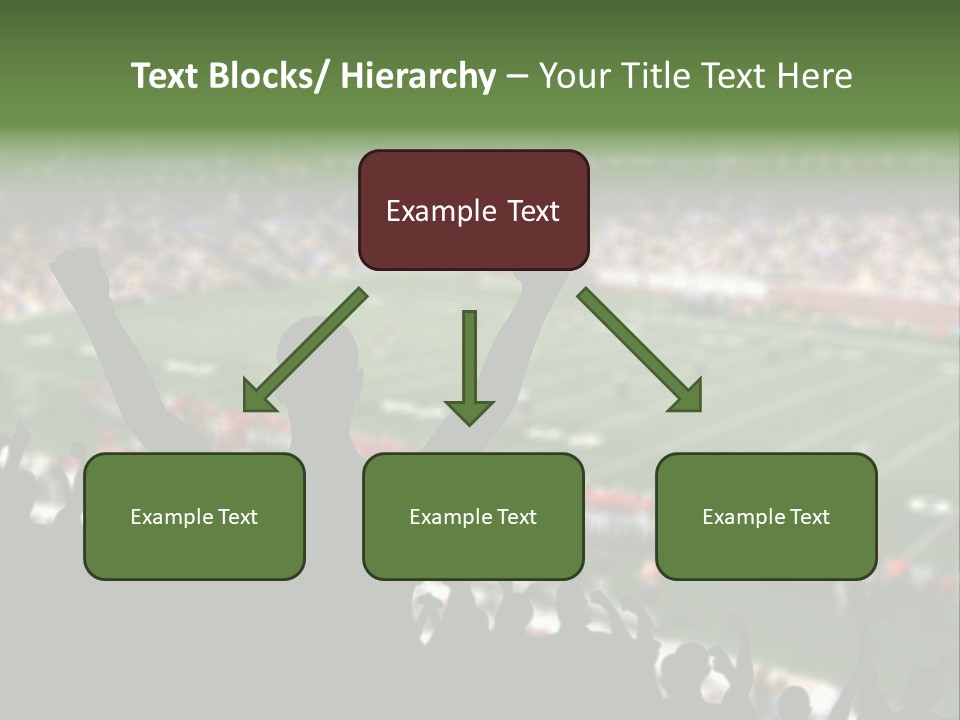 Football College Fan PowerPoint Template