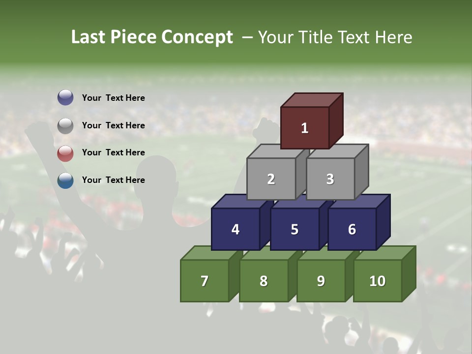 Football College Fan PowerPoint Template