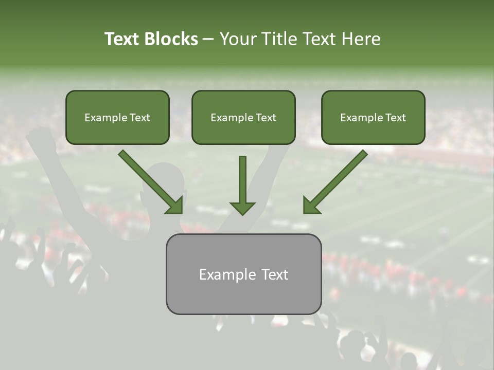Football College Fan PowerPoint Template
