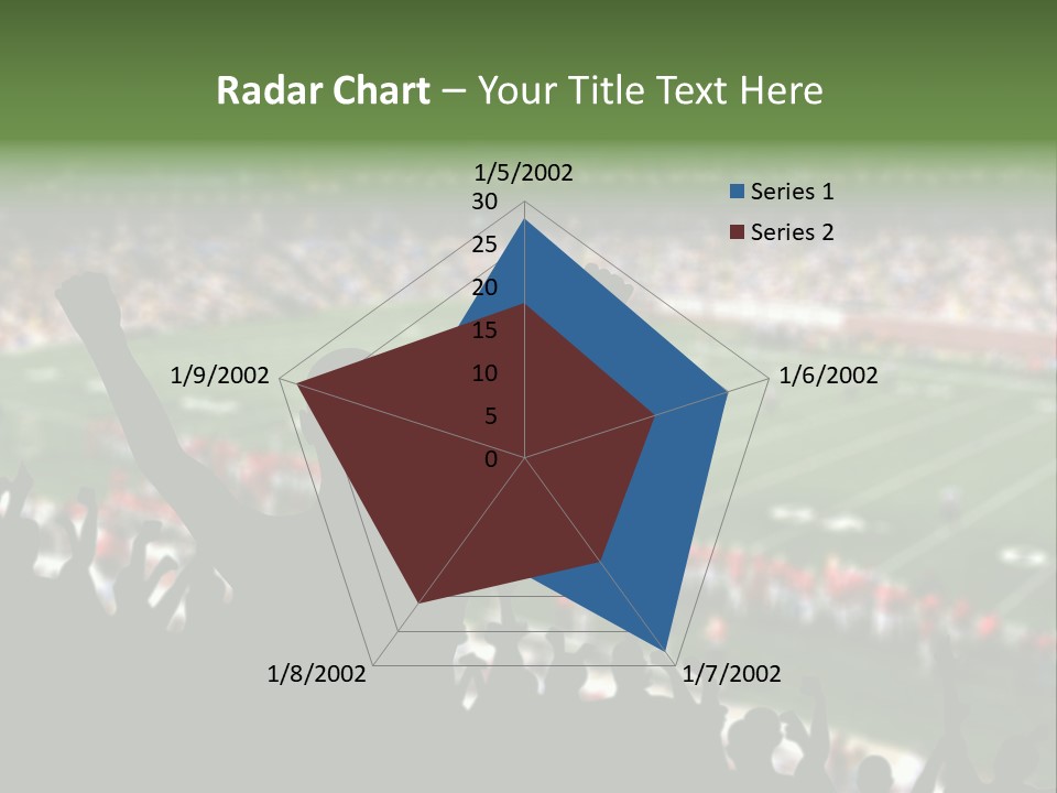 Football College Fan PowerPoint Template