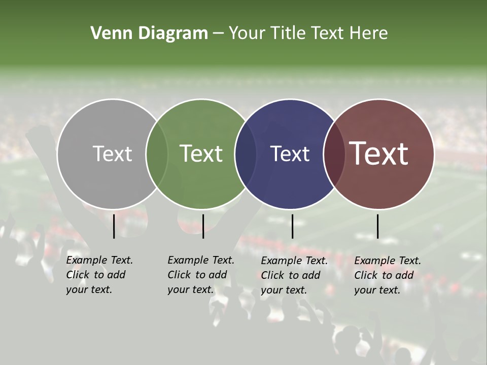 Football College Fan PowerPoint Template