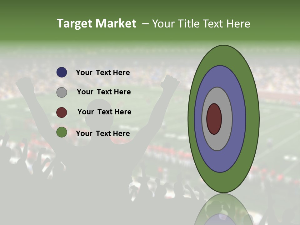 Football College Fan PowerPoint Template