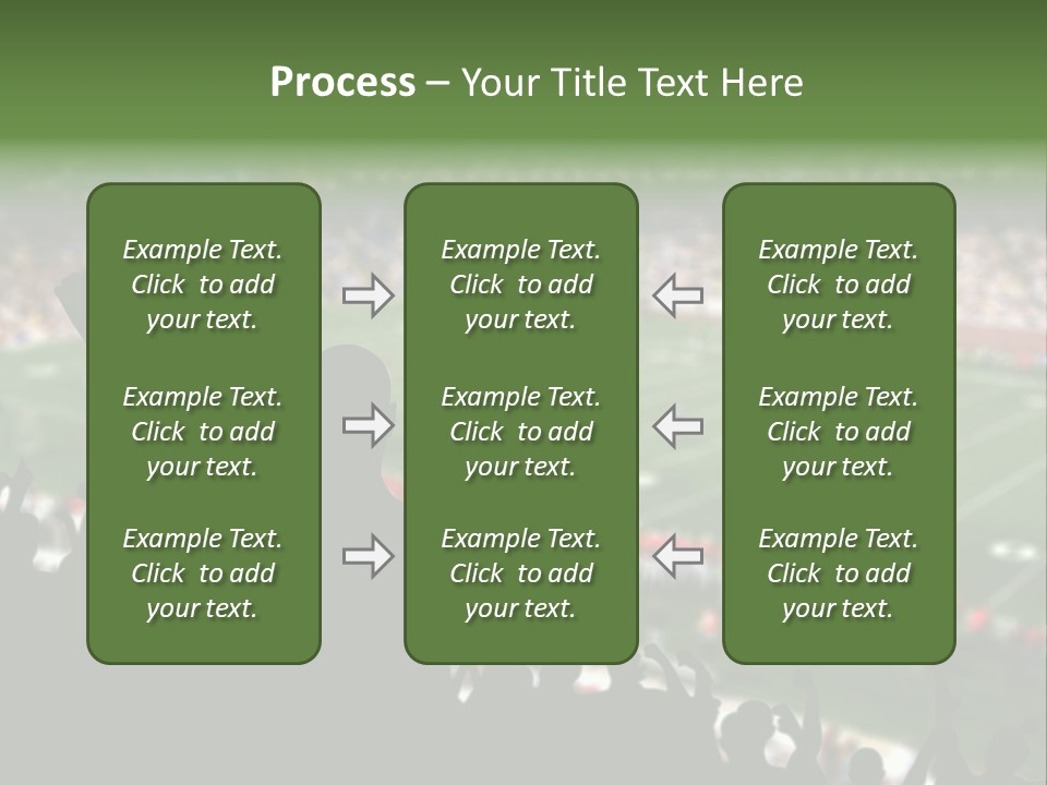 Football College Fan PowerPoint Template