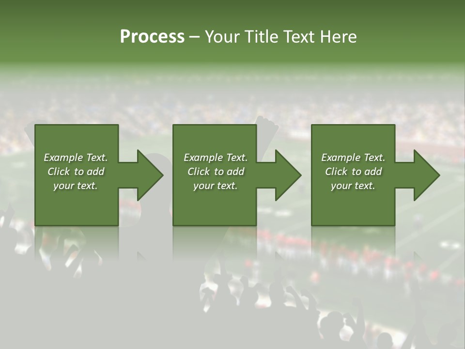 Football College Fan PowerPoint Template