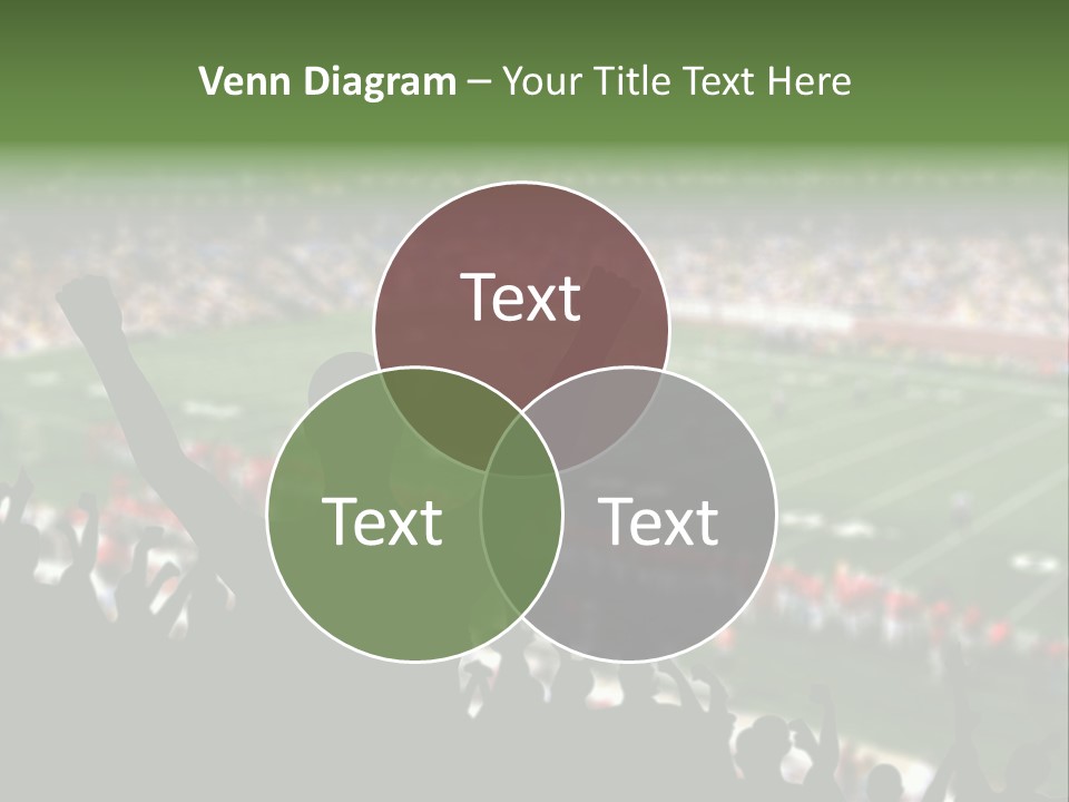 Football College Fan PowerPoint Template