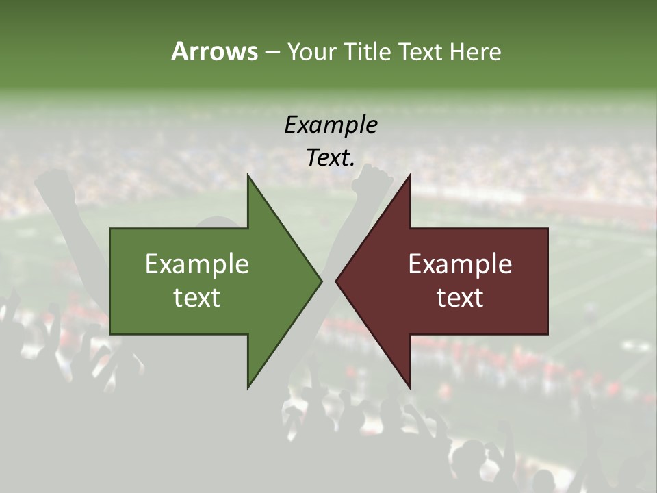 Football College Fan PowerPoint Template