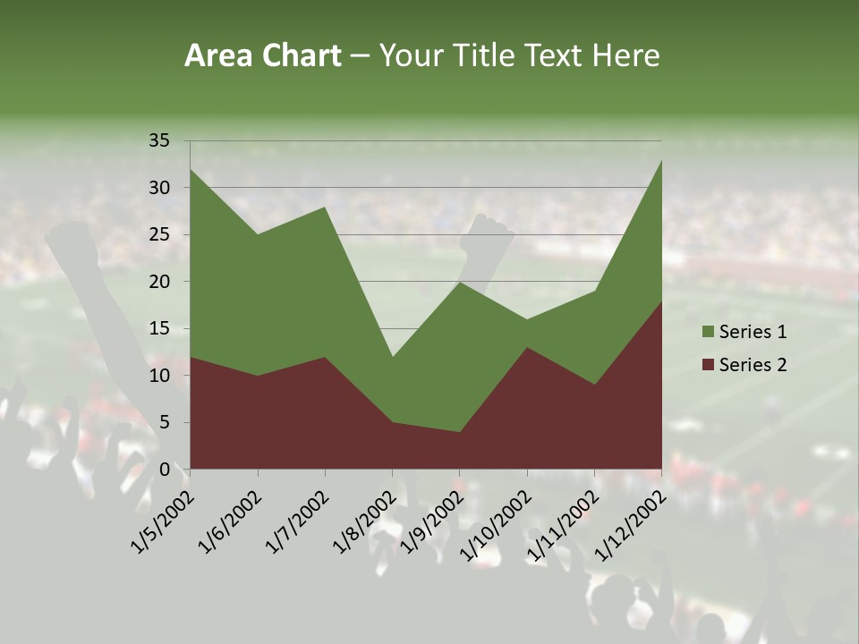 Football College Fan PowerPoint Template