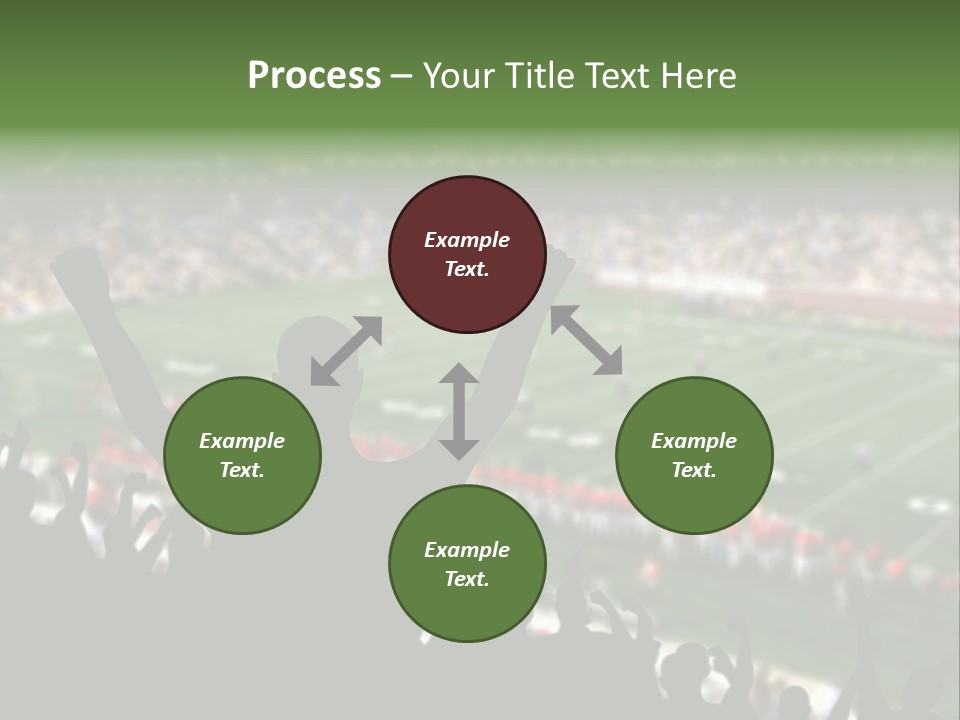 Football College Fan PowerPoint Template