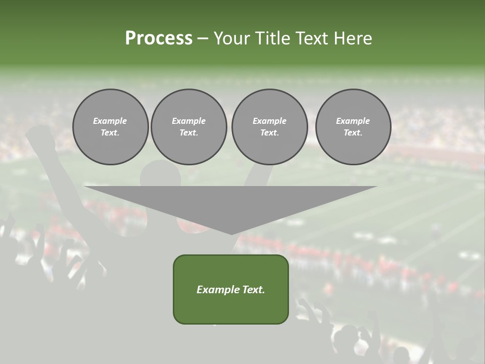 Football College Fan PowerPoint Template